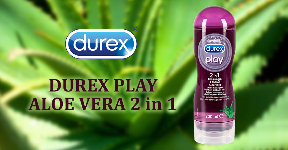 Durex Play Aloe Vera 2-in-1 Massageöl und Gleitgel - Gleitgel Wasserbasis